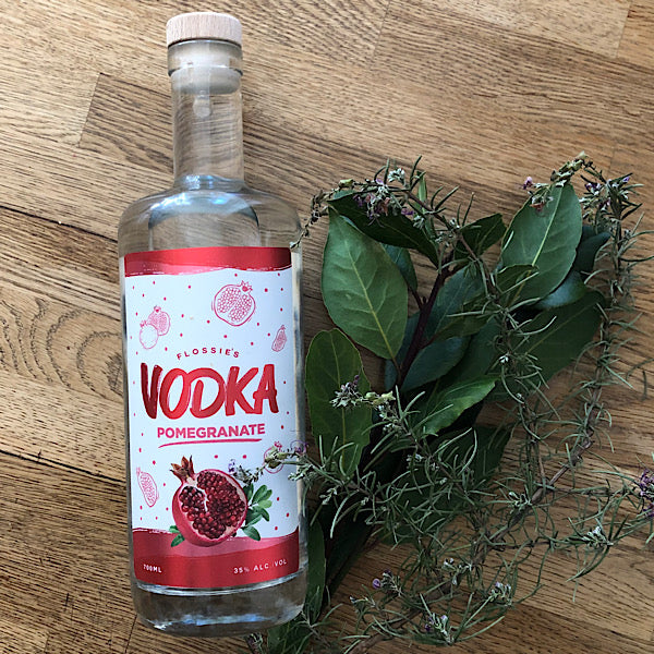 Flossie's Pomegranate Vodka 700mL